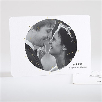 Remerciement mariage notre bulle