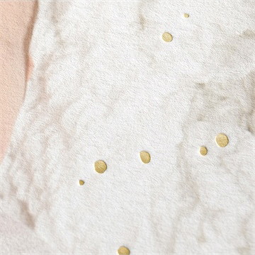 Remerciement naissance lumière végétale - Marquage à chaud OR