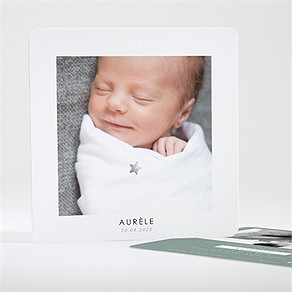 Faire-part naissance signature