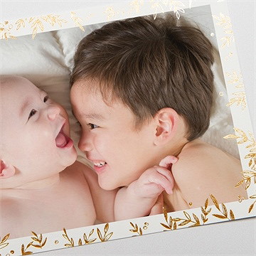 Faire-part naissance de mille feux ! - Détail du faire-part