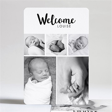 Faire-part naissance welcome baby!