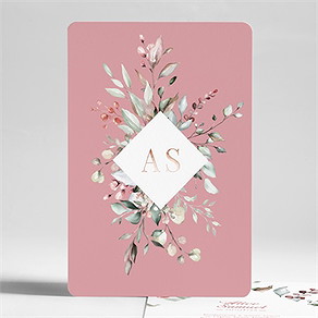 Faire-part mariage baroque