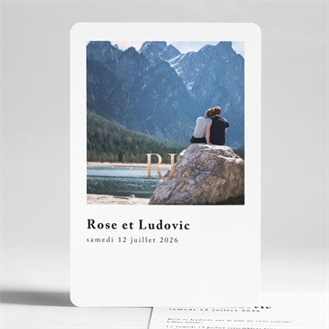 Faire-part mariage mon roc