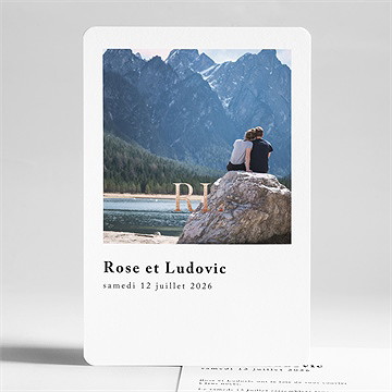 Faire-part mariage mon roc