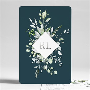 Faire-part mariage composition florale