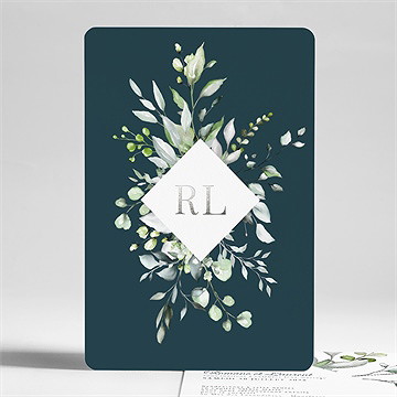 Faire-part mariage composition florale