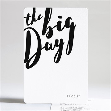 Faire-part mariage the big day