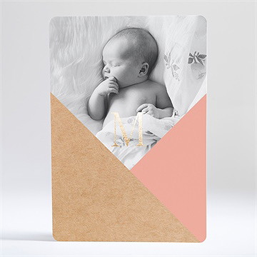 Faire-part naissance découverte pastel