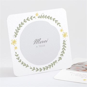 Remerciement naissance farandole champêtre