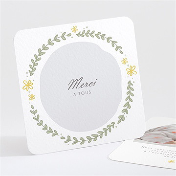 Remerciement naissance farandole champêtre