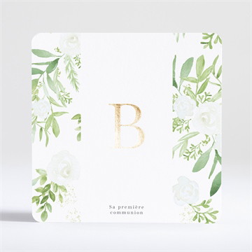 Faire-part communion ornements