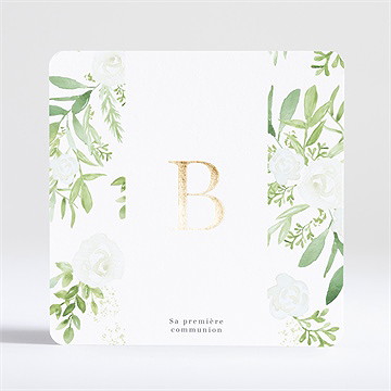 Faire-part communion ornements