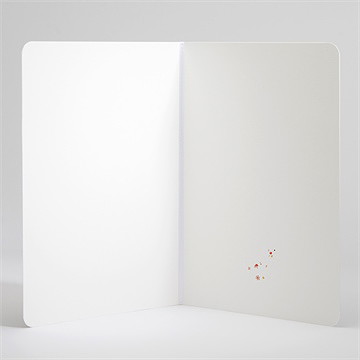 Livret de messe baptême portrait en tourbillon - Intérieur du livret