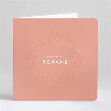 Faire-part naissance tout en relief