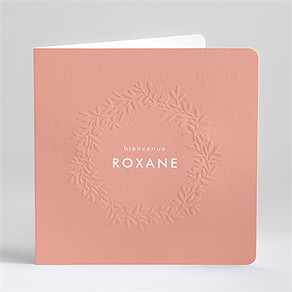 Faire-part naissance tout en relief