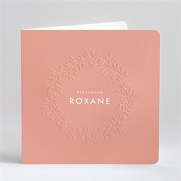 Faire-part naissance tout en relief