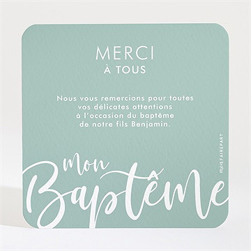 Remerciement baptême jeu de mots