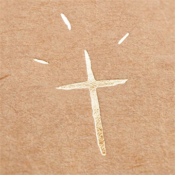 Faire-part communion illuminations - Détail du faire-part