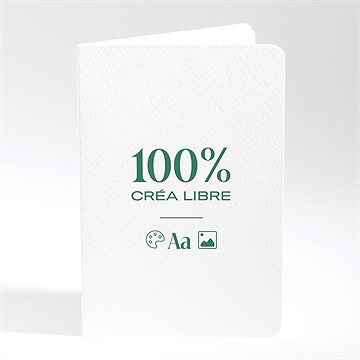 Menu communion vierge 10 cm x 14,5 cm plié