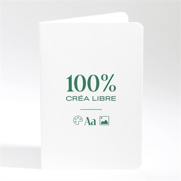 Menu départ à la retraite vierge 10 cm x 14,5 cm fermé