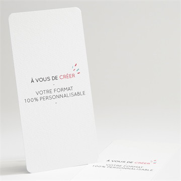 Menu départ à la retraite vierge 10 cm x 21 cm