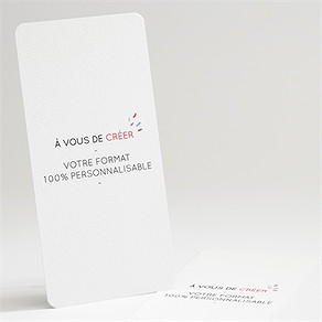 Menu départ à la retraite vierge 10 cm x 21 cm