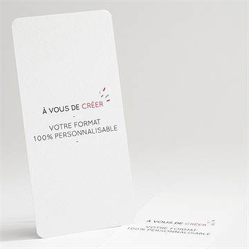 Menu départ à la retraite vierge 10 cm x 21 cm