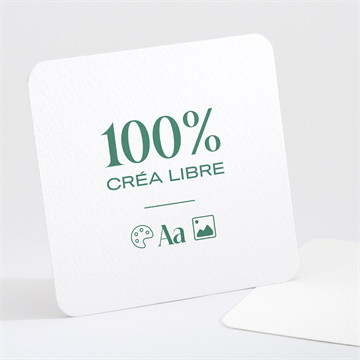 Remerciement départ à la retraite vierge 9,5 x 9,5 cm