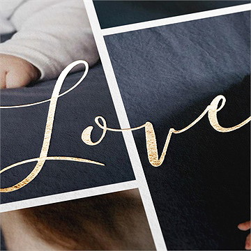 Faire-part naissance love - Détail du faire-part