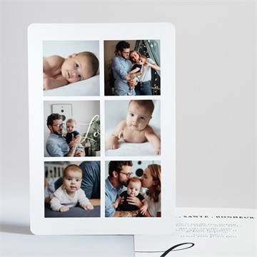 Carte recto-verso - portrait