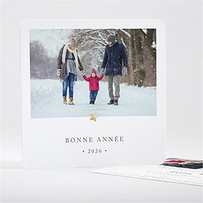 Carte de voeux petit polaroid