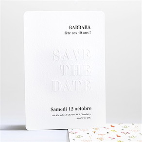 Invitation anniversaire save it