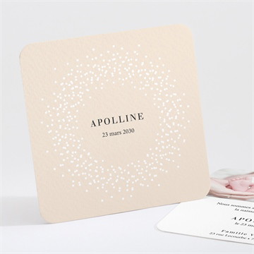 Faire-part naissance douce constellation