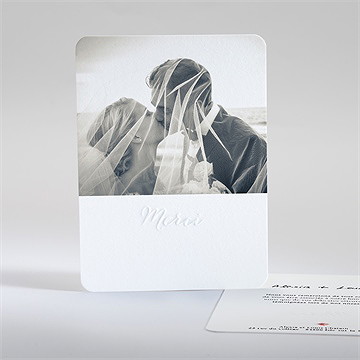 Remerciement mariage folie printanière