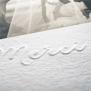 Remerciement mariage folie printanière - Détail de la carte