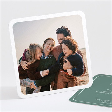 Carte de voeux voeux et portrait