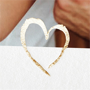 Carte de voeux petits mots doux - Détail de la carte