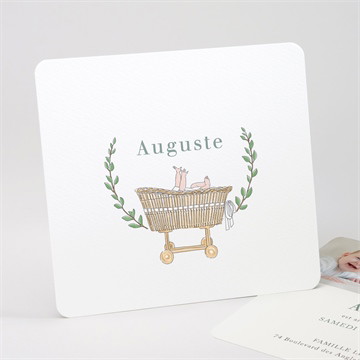 Faire-part naissance mon joli berceau