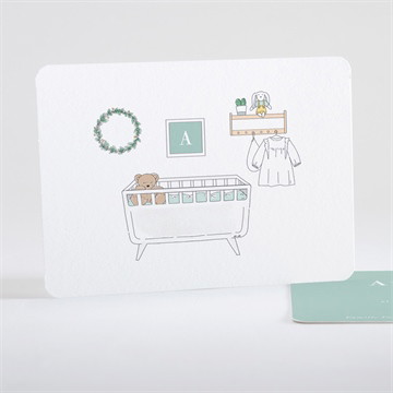 Faire-part naissance son petit nid