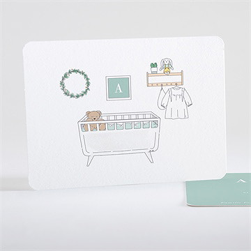 Faire-part naissance son petit nid