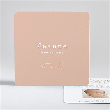 Faire-part de baptême le souffle