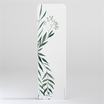 Signet communion touche champêtre - Dos du signet