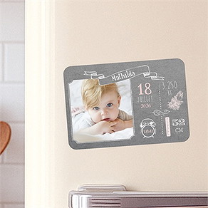 Faire-part naissance touche vintage