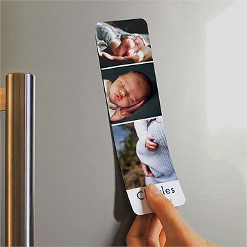 Faire-part naissance petits portraits - Mise en situation