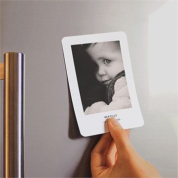 Faire-part naissance portrait intimiste - Mise en situation