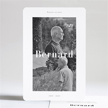 Faire-part décès a son image