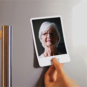 Remerciement décès ses dates magnet - Mise en situation