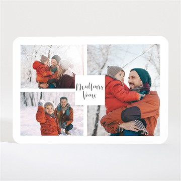 Carte de voeux mosaïque photo magnet