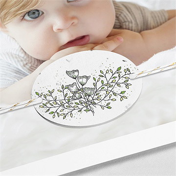 Faire-part naissance cultivons notre bonheur - Détail du faire-part