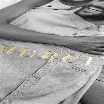 Remerciement mariage on sème - Marquage à chaud OR